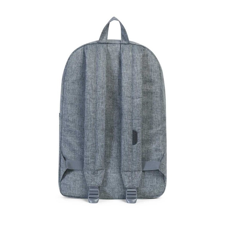 Rucksack Heritage einfarbig Volumen 19 Liter Raven Crosshatch, Farbe: grau, Marke: Herschel, EAN: 0828432100606, Abmessungen in cm: 30x46x14, Bild 3 von 4