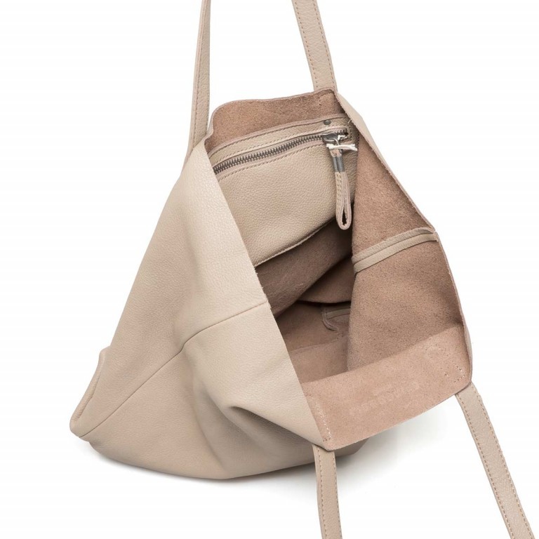 Shopper Vintage Viki Stone, Farbe: taupe/khaki, Marke: Liebeskind Berlin, Abmessungen in cm: 35x38.5x9, Bild 3 von 4