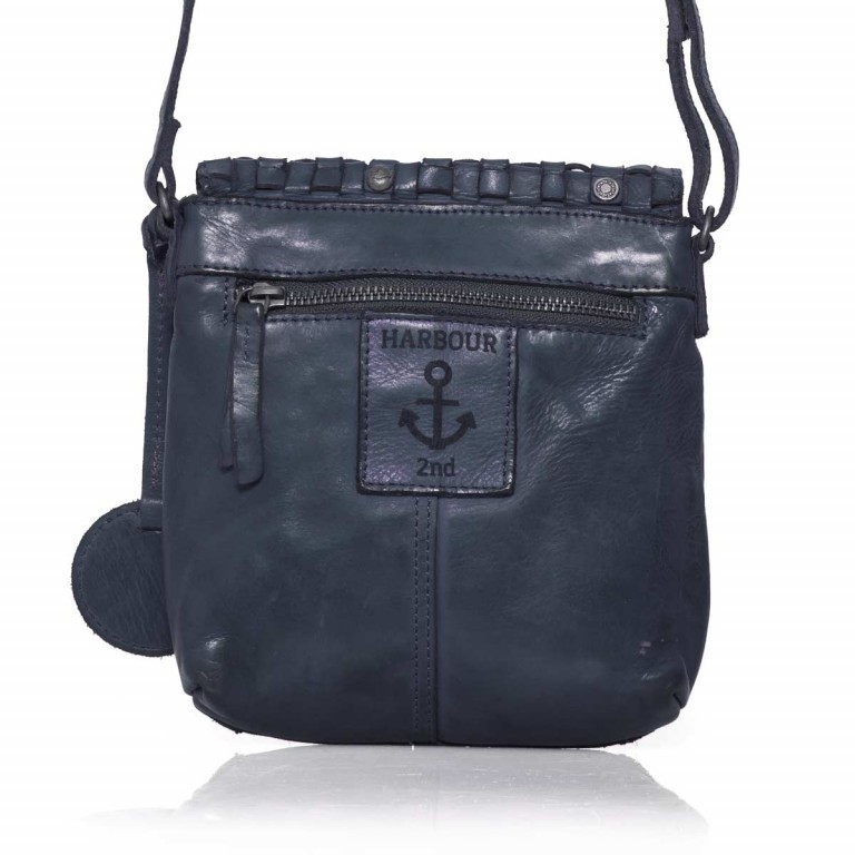 Umhängetasche Soft-Weaving Mamamia B3.5771 Midnight Navy, Farbe: blau/petrol, Marke: Harbour 2nd, EAN: 4046478025141, Abmessungen in cm: 16x19x2, Bild 5 von 5