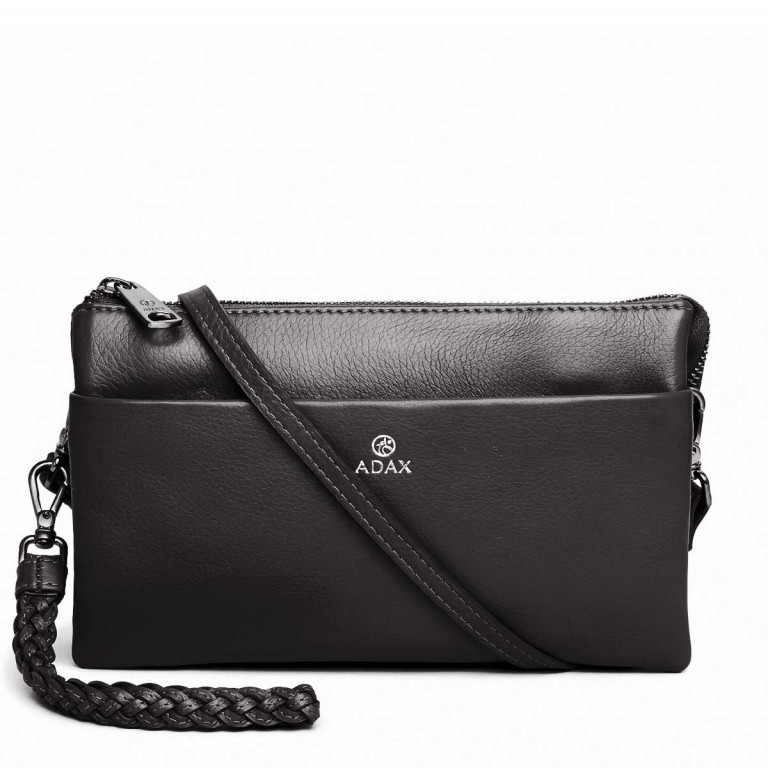 Umhängetasche / Clutch Cormorano Silja Dark Grey, Farbe: grau, Marke: Adax, EAN: 5705483182681, Abmessungen in cm: 23x14x3, Bild 1 von 3