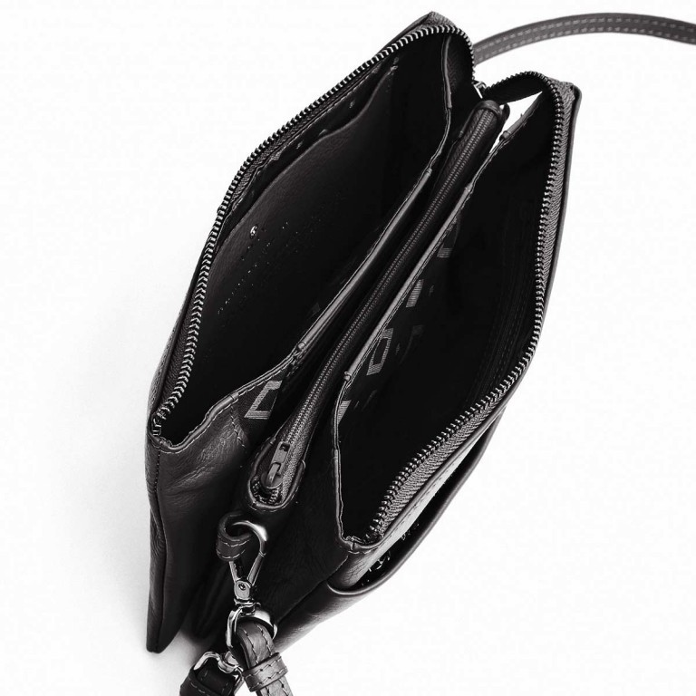 Umhängetasche / Clutch Cormorano Silja Dark Grey, Farbe: grau, Marke: Adax, EAN: 5705483182681, Abmessungen in cm: 23x14x3, Bild 3 von 7