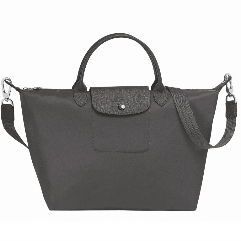 Handtasche Le Pliage Néo Handtasche M Anthra, Farbe: anthrazit, Marke: Longchamp, EAN: 3597921230687, Abmessungen in cm: 32x28x17, Bild 1 von 3