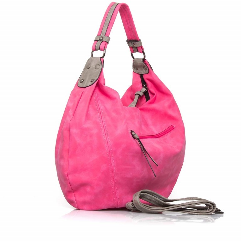 Beuteltasche T8236 Pink, Farbe: rosa/pink, Marke: Maestro, Abmessungen in cm: 35x43x3, Bild 3 von 6