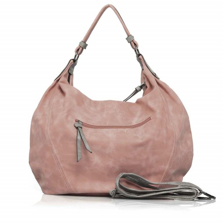 Beuteltasche T8236 Rosa, Farbe: rosa/pink, Marke: Maestro, Abmessungen in cm: 35x43x3, Bild 4 von 6