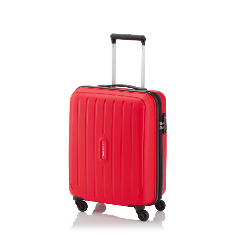 Koffer Uptown 55 cm Rot, Farbe: rot/weinrot, Marke: Travelite, Abmessungen in cm: 38x55x20, Bild 2 von 4