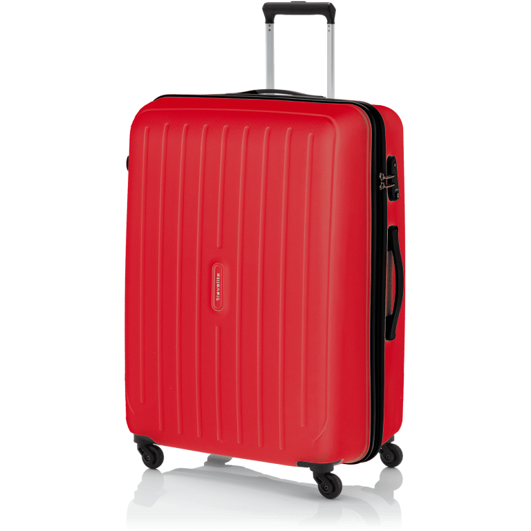 Koffer Uptown 75 cm Rot, Farbe: rot/weinrot, Marke: Travelite, Abmessungen in cm: 52x75x31, Bild 2 von 3
