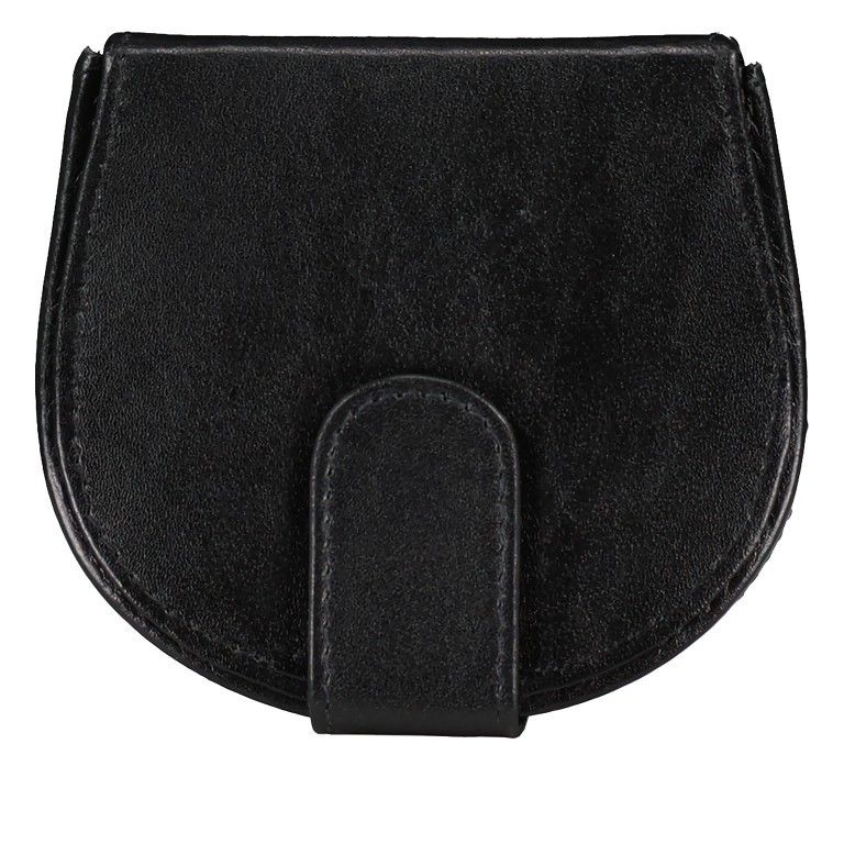 Geldbörse Wiener Schachtel Schwarz, Farbe: schwarz, Marke: Hausfelder Manufaktur, EAN: 4039584250149, Abmessungen in cm: 9x8x2.2, Bild 1 von 6