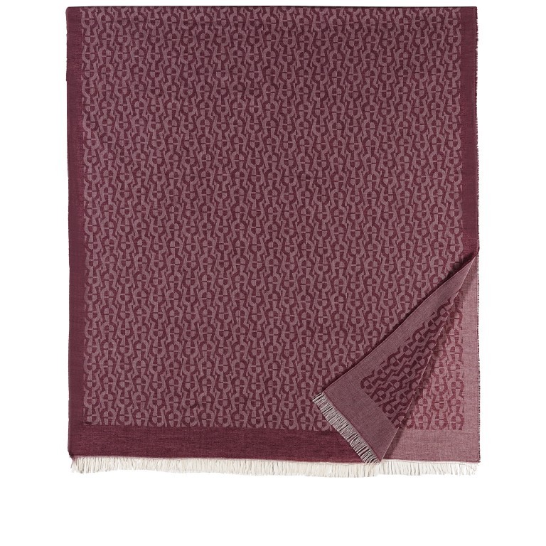 Schal Casual 242-591 Bordeaux, Farbe: rot/weinrot, Marke: AIGNER, Abmessungen in cm: 160x180x0.1, Bild 2 von 6