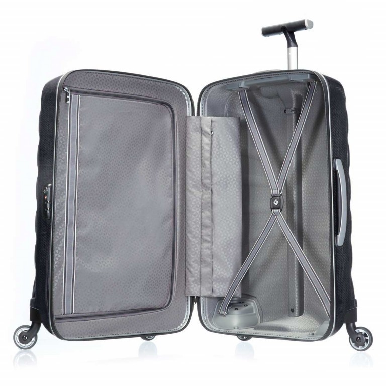 Koffer firelite Spinner 69 Charcoal, Farbe: anthrazit, Marke: Samsonite, EAN: 5414847885167, Abmessungen in cm: 47x69x29, Bild 3 von 6