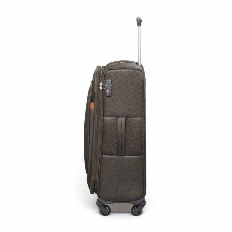 Koffer Caphir Spinner 65 Oliv Cognac, Farbe: grün/oliv, Marke: Samsonite, Abmessungen in cm: 43.5x69x24, Bild 4 von 7