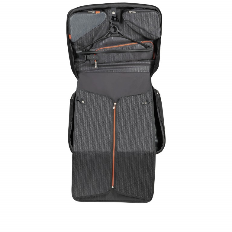 Kleidersack xblade Bi-Fold Garment Bag Black, Farbe: schwarz, Marke: Samsonite, EAN: 5414847964060, Abmessungen in cm: 55x40x20, Bild 9 von 9