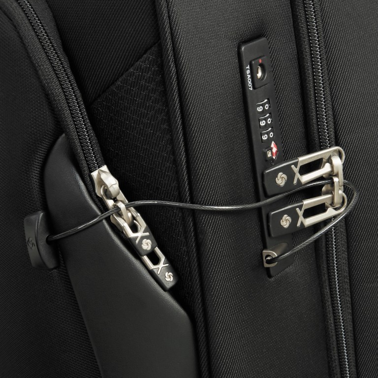 Kleidersack xblade Garment Bag Wheels mit vier Rollen Black, Farbe: schwarz, Marke: Samsonite, EAN: 5414847964084, Abmessungen in cm: 60x51x26, Bild 10 von 11