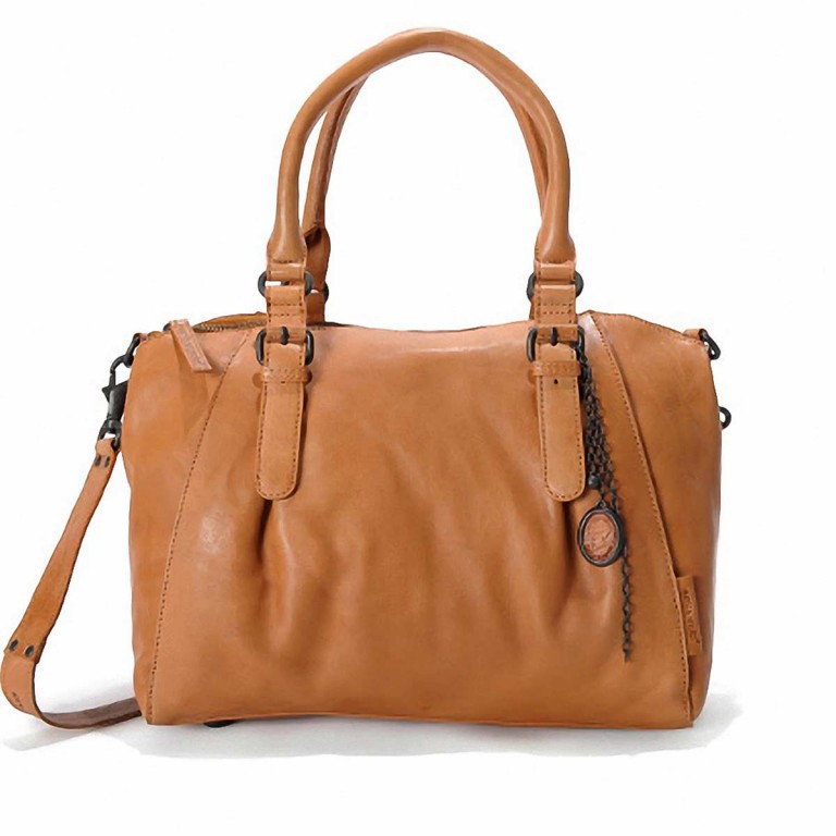 Handtasche Grandma's Luxury Club Mrs. Pot Pie Caramel, Farbe: cognac, Marke: Aunts & Uncles, Abmessungen in cm: 32x26x13, Bild 1 von 1