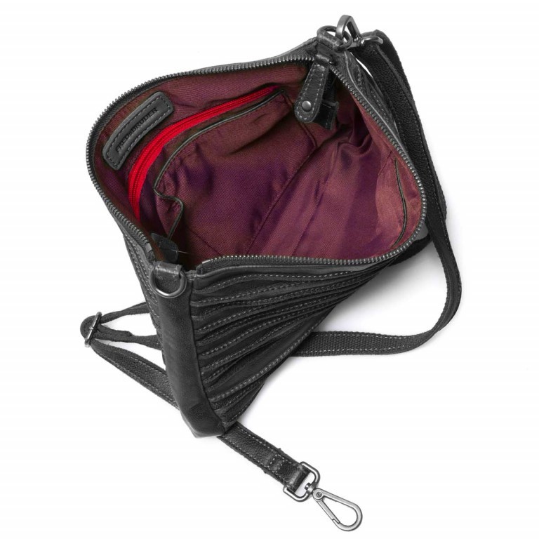 Crossbody Riffel 18-56r 18-563R Black, Farbe: schwarz, Marke: FredsBruder, Abmessungen in cm: 26x18x2, Bild 4 von 4