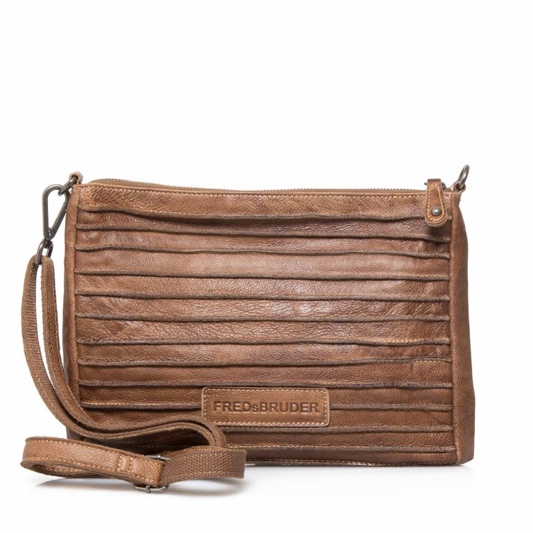 Crossbody Riffel 18-56r 18-563R Toffee, Farbe: cognac, Marke: FredsBruder, Abmessungen in cm: 26x18x2, Bild 3 von 4