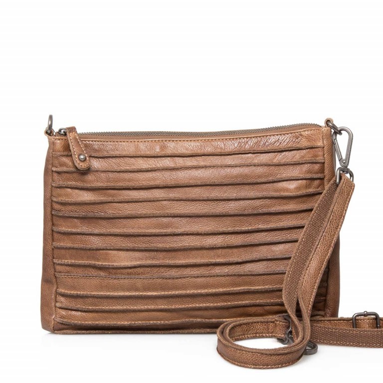 Crossbody Riffel 18-56r 18-563R Toffee, Farbe: cognac, Marke: FredsBruder, Abmessungen in cm: 26x18x2, Bild 1 von 4