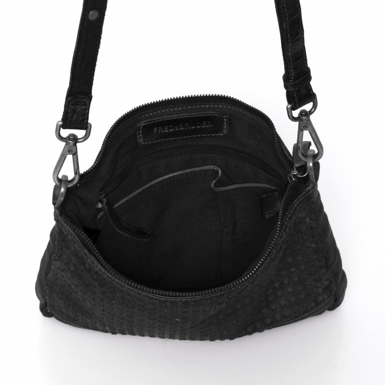 Tasche Gusto 127-08 Black, Farbe: schwarz, Marke: FredsBruder, Abmessungen in cm: 26x17x3, Bild 4 von 5