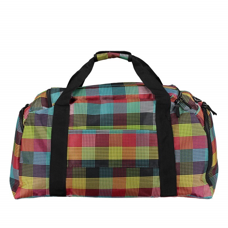 Reisetasche T1 Größe L Check & Stripes, Farbe: gelb, Marke: Franky, Abmessungen in cm: 62x37x31, Bild 3 von 5