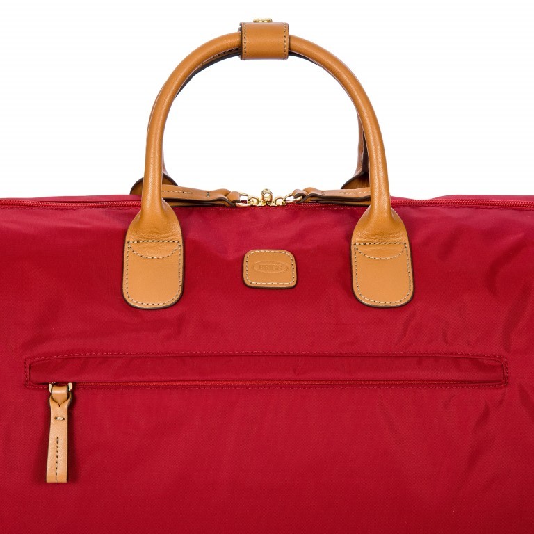 Reisetasche X-BAG & X-Travel 2 in 1 Red, Farbe: rot/weinrot, Marke: Brics, Abmessungen in cm: 55x32x20, Bild 9 von 10