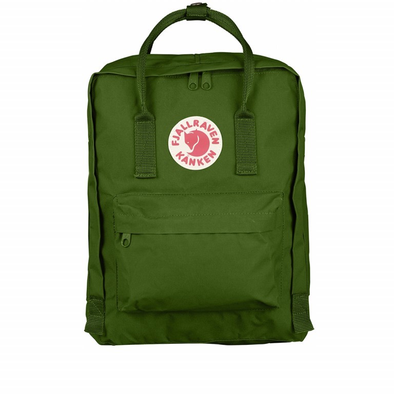 Rucksack Kånken Leaf Green, Farbe: grün/oliv, Marke: Fjällräven, EAN: 7323450111779, Abmessungen in cm: 27x38x13, Bild 1 von 15