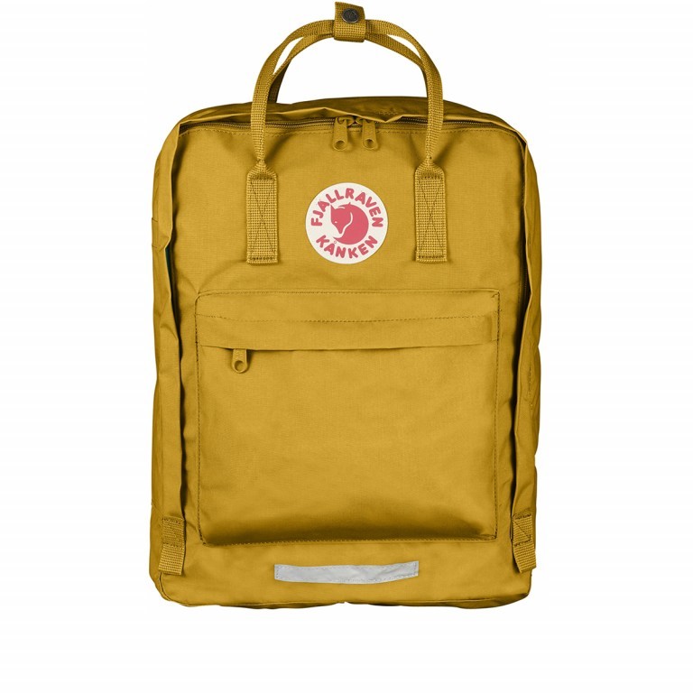 Rucksack Kånken Big Ochre, Farbe: gelb, Marke: Fjällräven, EAN: 7392158987757, Abmessungen in cm: 32x40x12, Bild 1 von 3