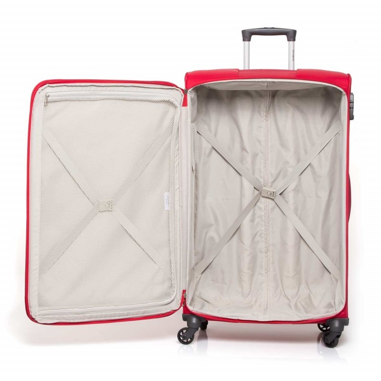 Koffer Auva Spinner 80 Red, Farbe: rot/weinrot, Marke: Samsonite, Abmessungen in cm: 48x80x26, Bild 6 von 8