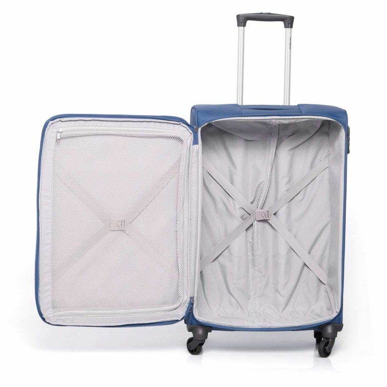 Koffer Auva Spinner 68 Blue, Farbe: blau/petrol, Marke: Samsonite, Abmessungen in cm: 43x68x22, Bild 5 von 7