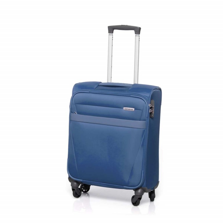 Koffer Auva Spinner 55 Blue, Farbe: blau/petrol, Marke: Samsonite, Abmessungen in cm: 55x40x20, Bild 1 von 7