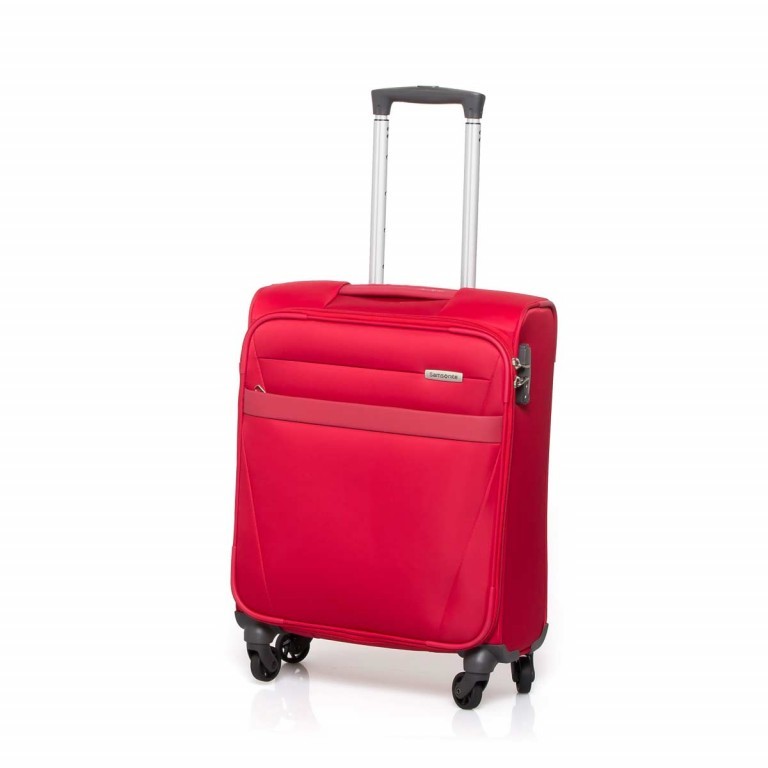 Koffer Auva Spinner 55 Red, Farbe: rot/weinrot, Marke: Samsonite, Abmessungen in cm: 55x40x20, Bild 1 von 7