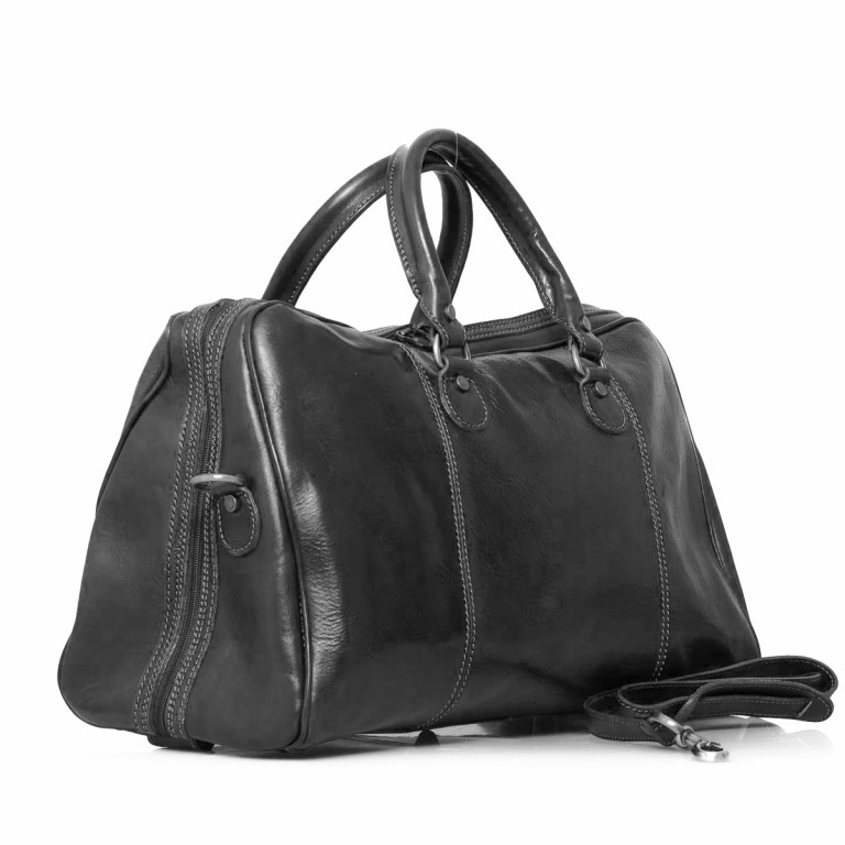 Reisetasche Alessia Schwarz, Farbe: schwarz, Marke: Assima, Bild 2 von 4