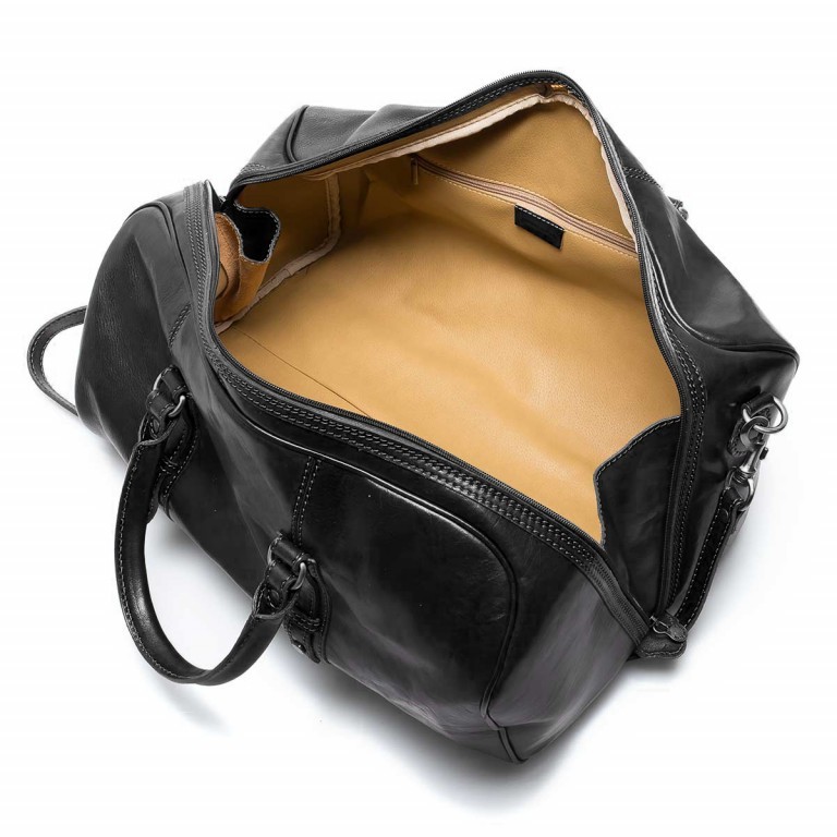 Reisetasche Alessia Schwarz, Farbe: schwarz, Marke: Assima, Abmessungen in cm: 50x30x28, Bild 3 von 3