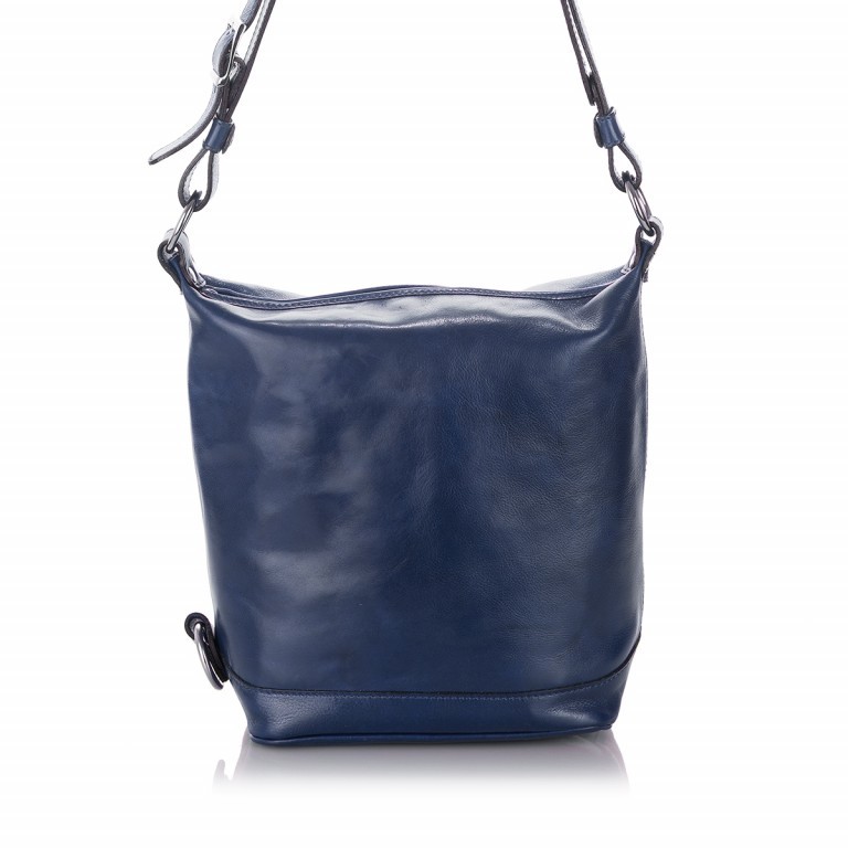 Beuteltasche Alaska Blau, Farbe: blau/petrol, Marke: Loubs, Abmessungen in cm: 24x34x15, Bild 3 von 7