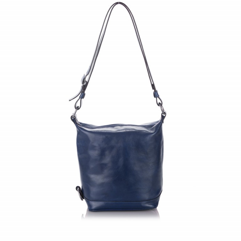 Beuteltasche Alaska Blau, Farbe: blau/petrol, Marke: Loubs, Abmessungen in cm: 24x34x15, Bild 7 von 7