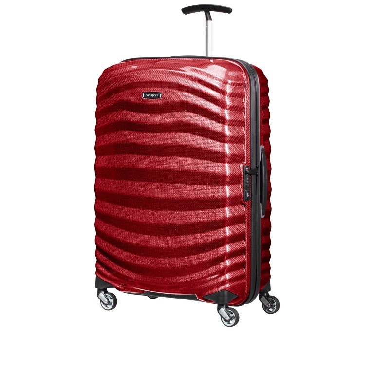 Koffer lite-shock Spinner 69 Deep Red, Farbe: rot/weinrot, Marke: Samsonite, EAN: 5400520194077, Abmessungen in cm: 47x69x29, Bild 2 von 8