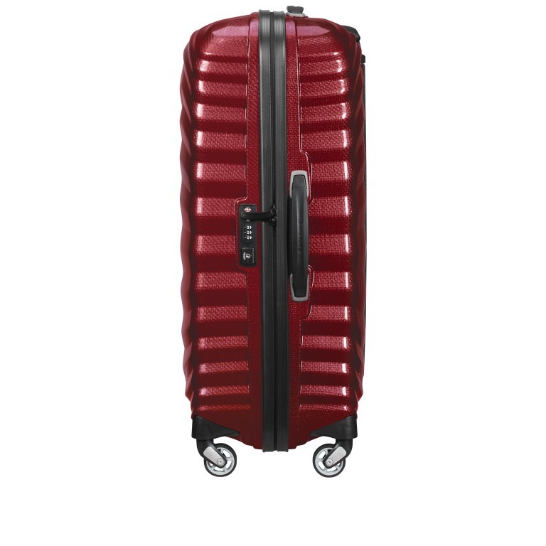 Koffer lite-shock Spinner 69 Deep Red, Farbe: rot/weinrot, Marke: Samsonite, EAN: 5400520194077, Abmessungen in cm: 47x69x29, Bild 3 von 8