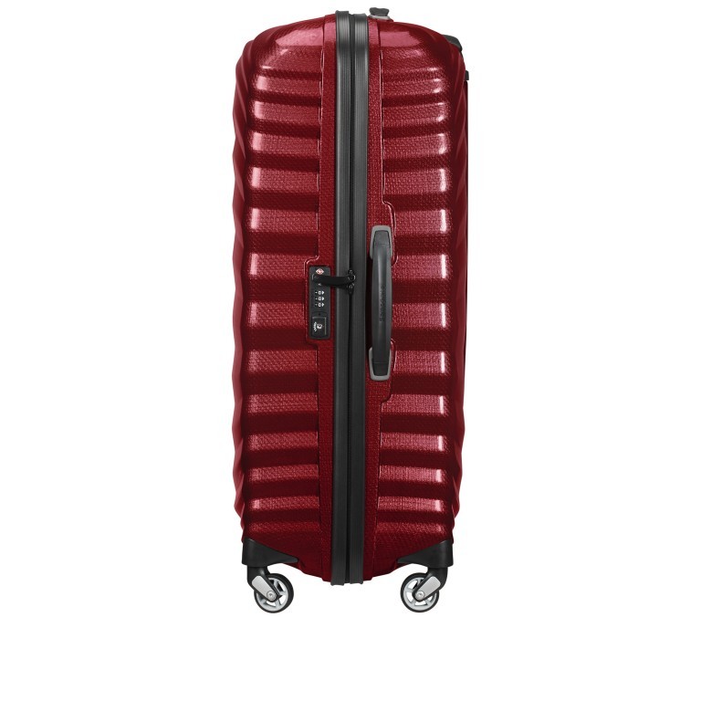 Koffer lite-shock Spinner 75 Deep Red, Farbe: rot/weinrot, Marke: Samsonite, EAN: 5400520194107, Abmessungen in cm: 51.5x75x31, Bild 3 von 7