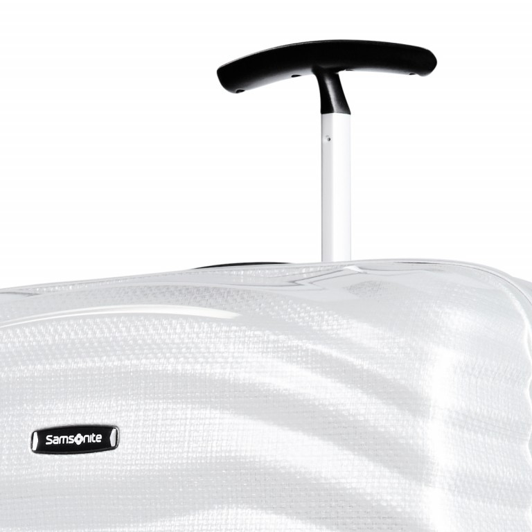 Koffer lite-shock Spinner 69 Off White, Farbe: weiß, Marke: Samsonite, Abmessungen in cm: 47x69x29, Bild 5 von 12