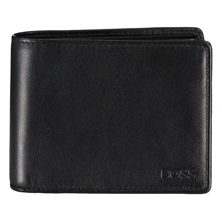 Geldbörse Arezzo Lyon Black, Farbe: schwarz, Marke: Boss, EAN: 4021417673256, Abmessungen in cm: 12x9.5x2, Bild 1 von 5