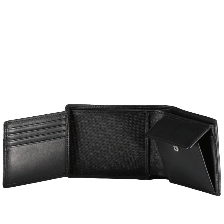 Geldbörse Arezzo Lyon Black, Farbe: schwarz, Marke: BOSS, EAN: 4021417673256, Abmessungen in cm: 12x9.5x2, Bild 4 von 5