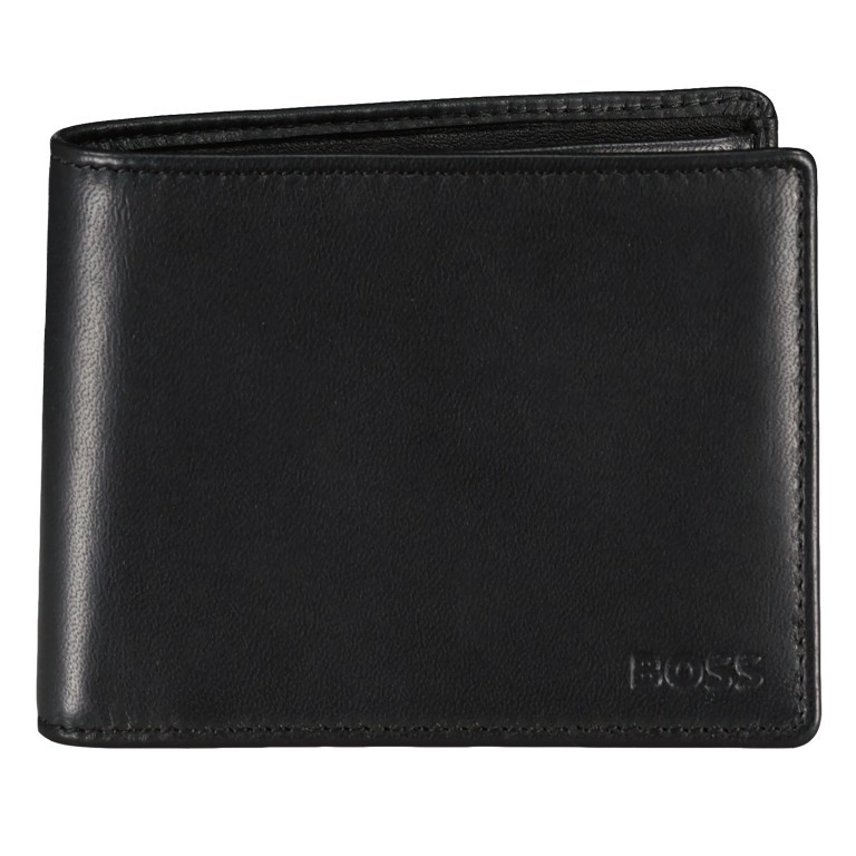 Geldbörse Asolo Lyon Black, Farbe: schwarz, Marke: BOSS, EAN: 4021417673416, Abmessungen in cm: 12x9.5x2, Bild 1 von 4