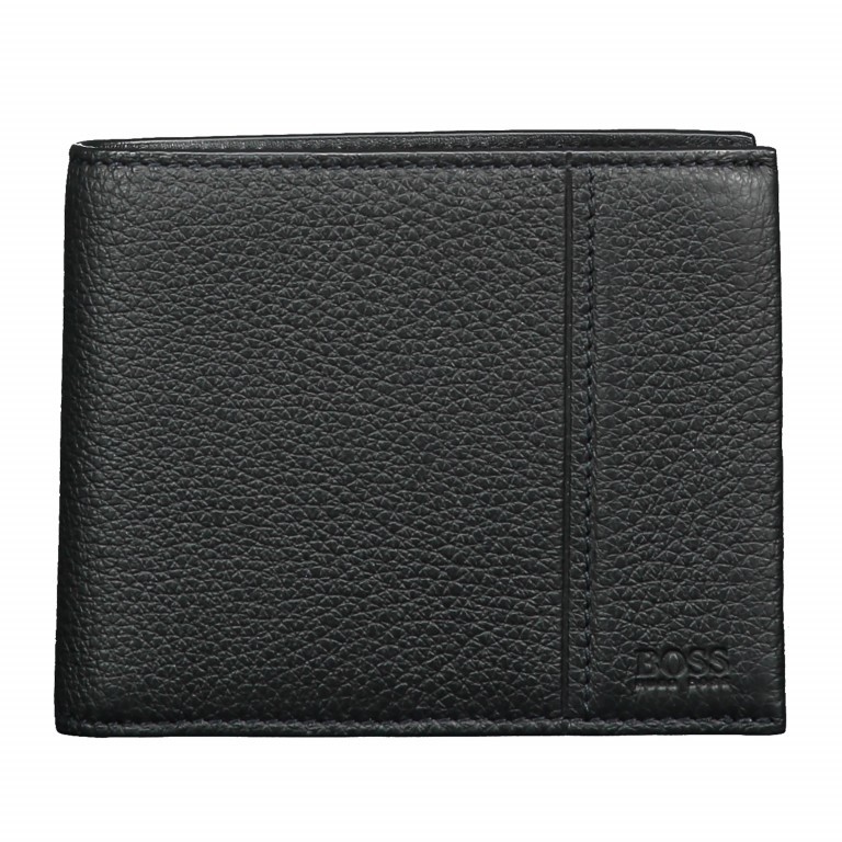 Geldbörse Traveller Trifold Black, Farbe: schwarz, Marke: BOSS, EAN: 4043201795531, Abmessungen in cm: 12x9.5x2, Bild 1 von 4