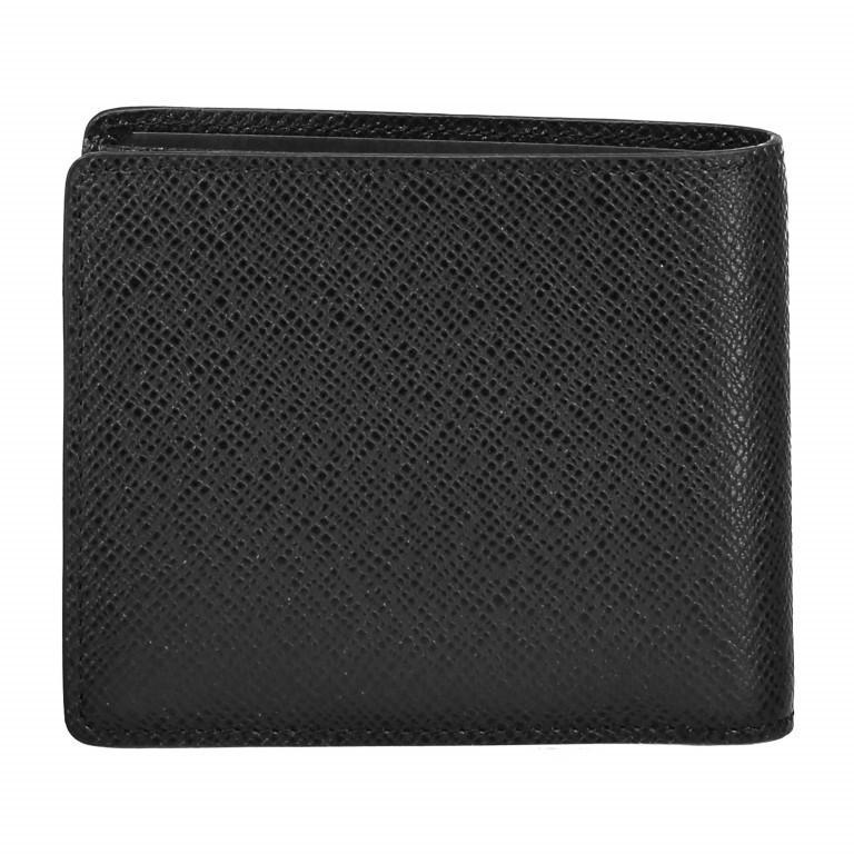 Geldbörse Signature Trifold Black, Farbe: schwarz, Marke: Boss, Abmessungen in cm: 11.5x9.5x2.5, Bild 4 von 4