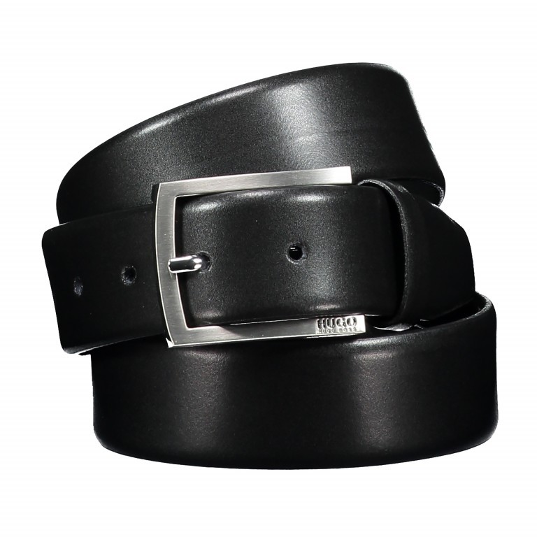 Gürtel Barney Bundweite 110 CM Black, Farbe: schwarz, Marke: BOSS, EAN: 4047402548040, Bild 1 von 1