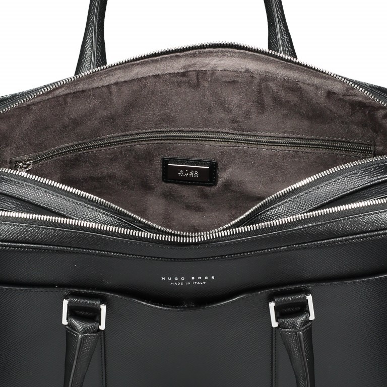 Aktentasche Signature Workbag Black, Farbe: schwarz, Marke: Boss, Abmessungen in cm: 40x31.5x12, Bild 4 von 7