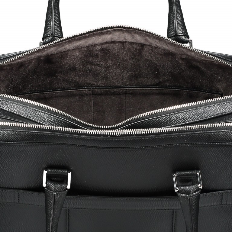Aktentasche Signature Workbag Black, Farbe: schwarz, Marke: Boss, Abmessungen in cm: 40x31.5x12, Bild 5 von 7