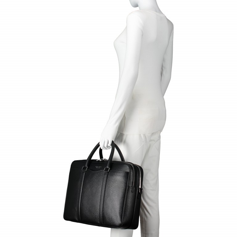 Aktentasche Signature Workbag Black, Farbe: schwarz, Marke: Boss, Abmessungen in cm: 40x31.5x12, Bild 7 von 7