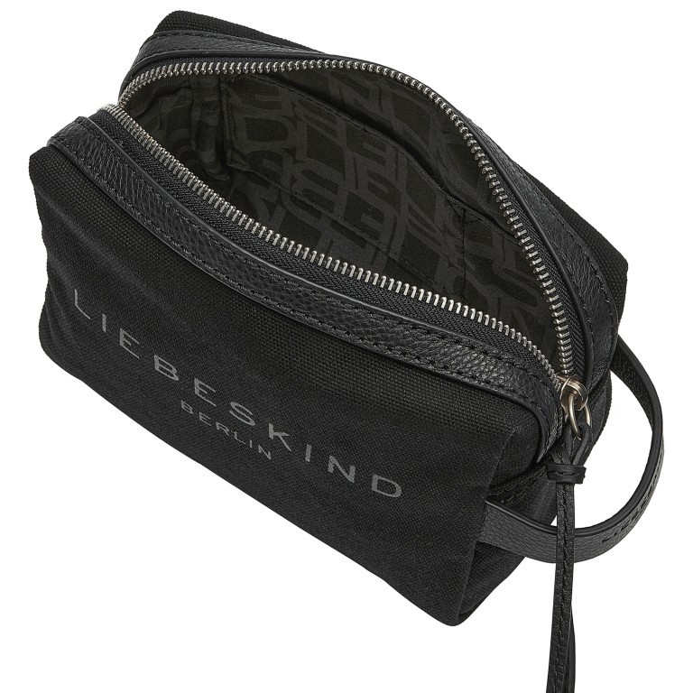 Kosmetiktasche Tamora Cosmetic Pouch S Black, Farbe: schwarz, Marke: Liebeskind Berlin, EAN: 4064657103862, Abmessungen in cm: 20x14x9, Bild 3 von 4
