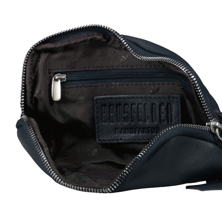 Etui / Mäppchen Nappa Schwarz, Farbe: schwarz, Marke: Hausfelder Manufaktur, EAN: 4065646011212, Abmessungen in cm: 17x9x3, Bild 4 von 4