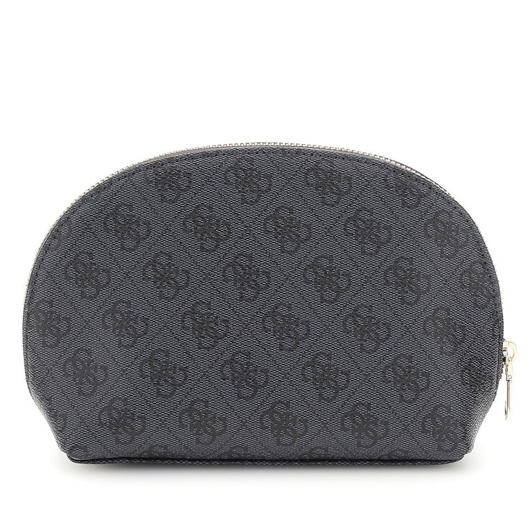 Kosmetiketui Zamira 4G-Logo, Farbe: anthrazit, cognac, Marke: Guess, Abmessungen in cm: 22x15x6.5, Bild 2 von 3