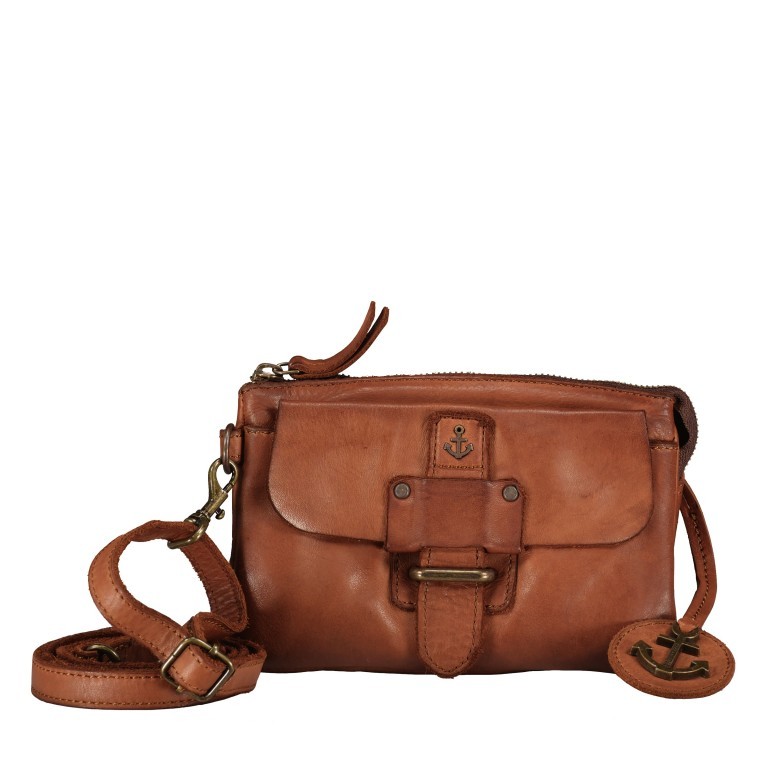 Umhängetasche / Gürteltasche Anchor-Love Luna B3.5643 Charming Cognac, Farbe: cognac, Marke: Harbour 2nd, EAN: 4046478058903, Abmessungen in cm: 19x12x6, Bild 1 von 7